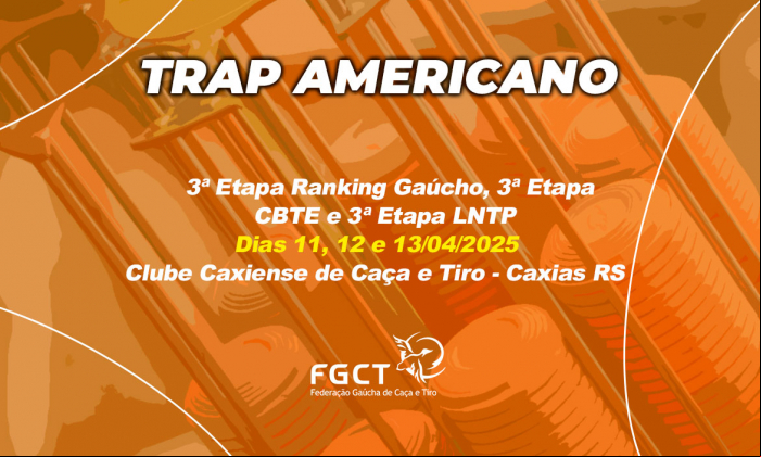 [PROVA REALIZADA] - 3ª Etapa Gaúcho, CBTE e LNTP - 11 a 13/04